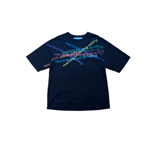 "How Long" Tee Black